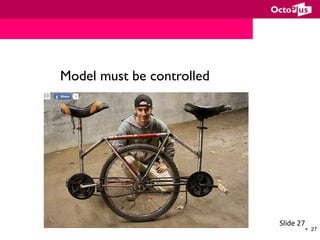 Slide	27	
Model must be controlled
+ 27
 