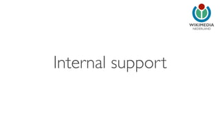 NEDERLAND
Internal support
 