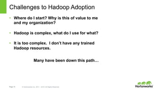 2015 02 12 talend hortonworks webinar challenges to hadoop adoption