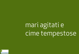 riservato e confidenziale febbraio 2015 | il posizionamento dell’ Emilia Romagna e le tendenze dei mercati | 3
mari agitati e
cime tempestose
 