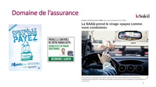 Domaine de l’assurance
18
 