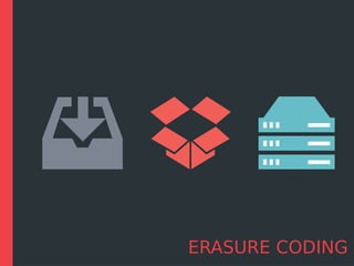 ERASURE CODING
 