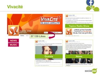 Vivacité
NEWS
MUSIC
Topics Radio Show
NewsGuests
57 139 Likes
 