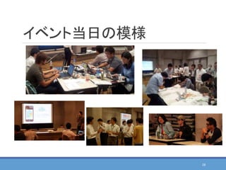 イベント当日の模様
28
 