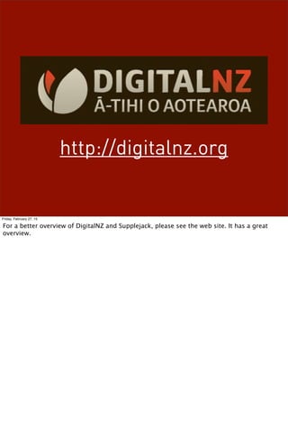 Friday, February 27, 15
Be open. Put as many holes in your walls as possible.
In a world of abundance use no longer equals decay. Digitally-augmented libraries can get
better with use.
And there is no single “right” pathway into and through the library.
Liberated content gets used in unpredictable ways. That’s cool.
The best thing you can do for a patron might be to send them somewhere else.
 