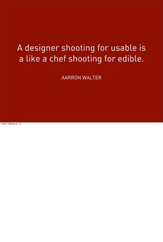 BE
FLEXIBLE
Coping strategy #5
Friday, February 27, 15
A question for you: How many different screen sizes do the visitors to your website have?
(Last 30 days on natlib....)
 