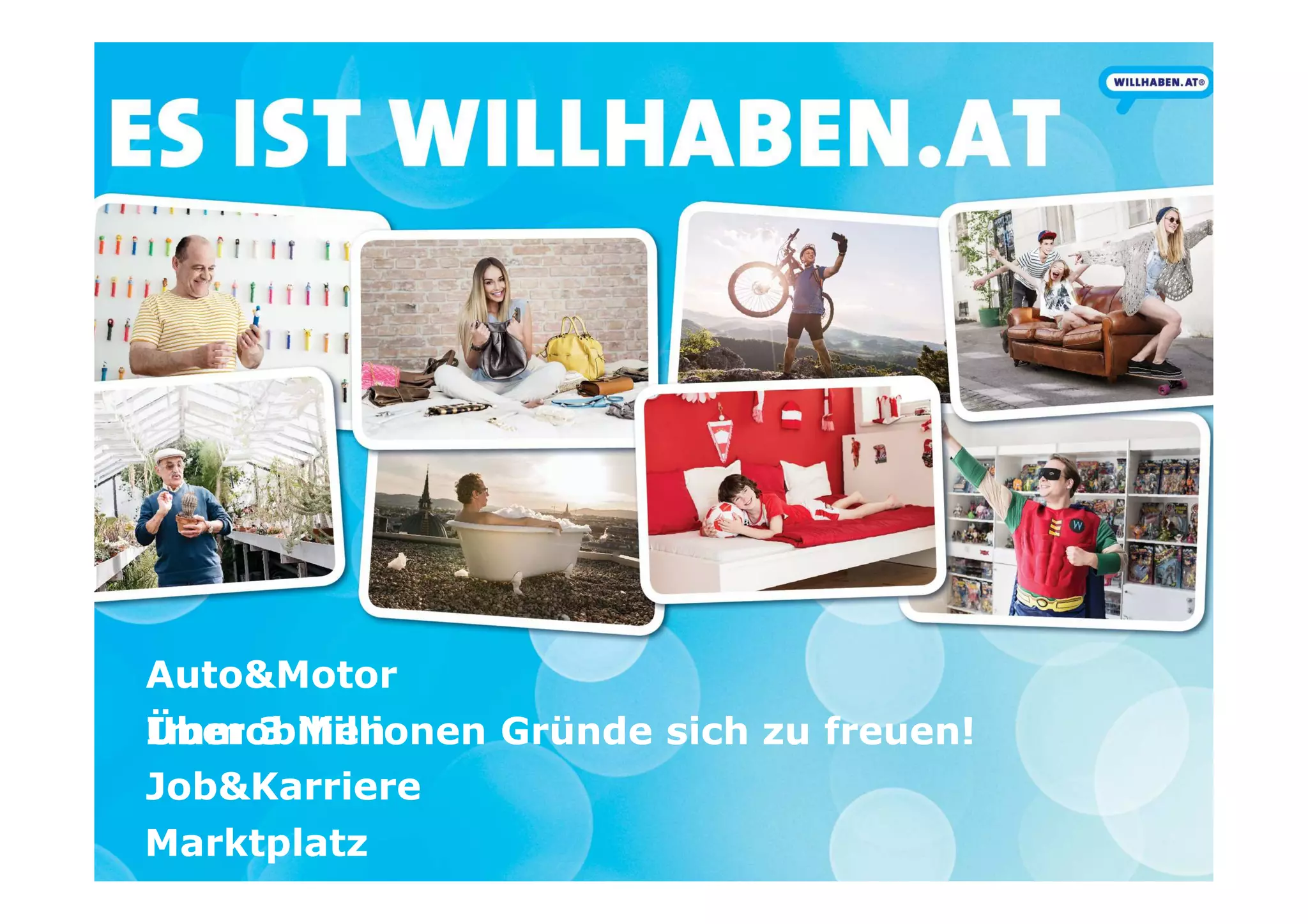 Auto&Motor
Immobilien
Job&Karriere
Marktplatz
Über 3 Millionen Gründe sich zu freuen!
 
