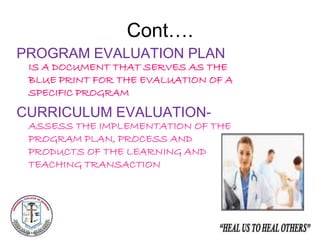 EVALUATION OF EDUCATION PROGRAMME IN NURSING COURSE AND.pdf ...