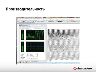 EMBARCADERO TECHNOLOGIES
Производительность
 