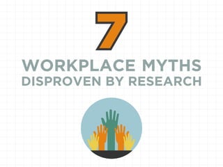 WORKPLACE MYTHS
DISPROVEN BY RESEARCH
 