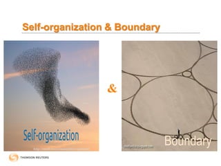 Self-organization & Boundary
http://uni-fi.com/communities-explained/
Boundary
&
 