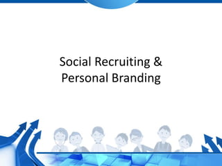 Social Recruiting &
Personal Branding
 