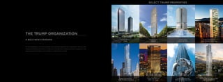 The Trump Organization is the world’s only global luxury real estate super-brand, and is responsible for many of its most
...