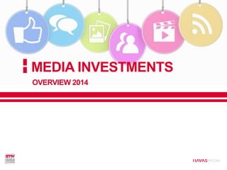MEDIA INVESTMENTS
OVERVIEW 2014
 