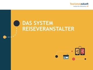 6
DAS SYSTEM
REISEVERANSTALTER
 