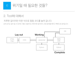 ??? ? ??? ???C
1. Domain? ???
Mobile
Car
Health
Ads
??/???
Graphic
Gesture
Process
CMF
? ???
Designer
Scientist
Marketer
Consultant
? ??
for UX
??
????? ?? ?? ?? ?? ??? ??? ??? ???? ?? ??? ??? ??? ??? ???? ???.
??? ??? ?? ?? ?? ???? ?? ???? ????? ???.
ex)
 