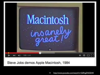 33 http://www.youtube.com/watch?v=G0FtgZNOD44
 