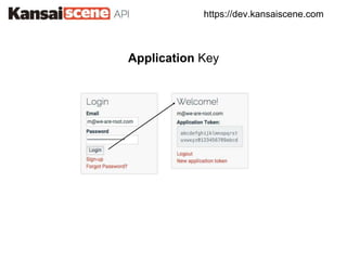 https://dev.kansaiscene.com
Application Key
 