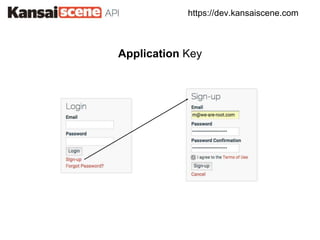 https://dev.kansaiscene.com
Application Key
 