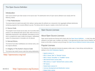 2015/03/12 54
http://opensource.org/osd
http://opensource.org/licenses
 