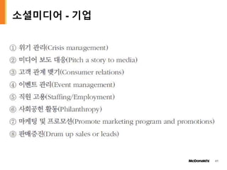 소셜미디어 - 기업
41
 