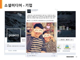 소셜미디어 - 기업
44
 