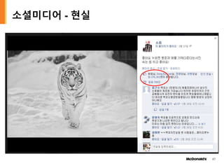 소셜미디어 - 현실
47
 