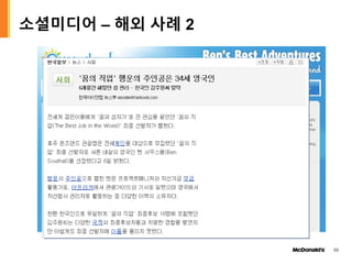 소셜미디어 – 해외 사례 2
56
 