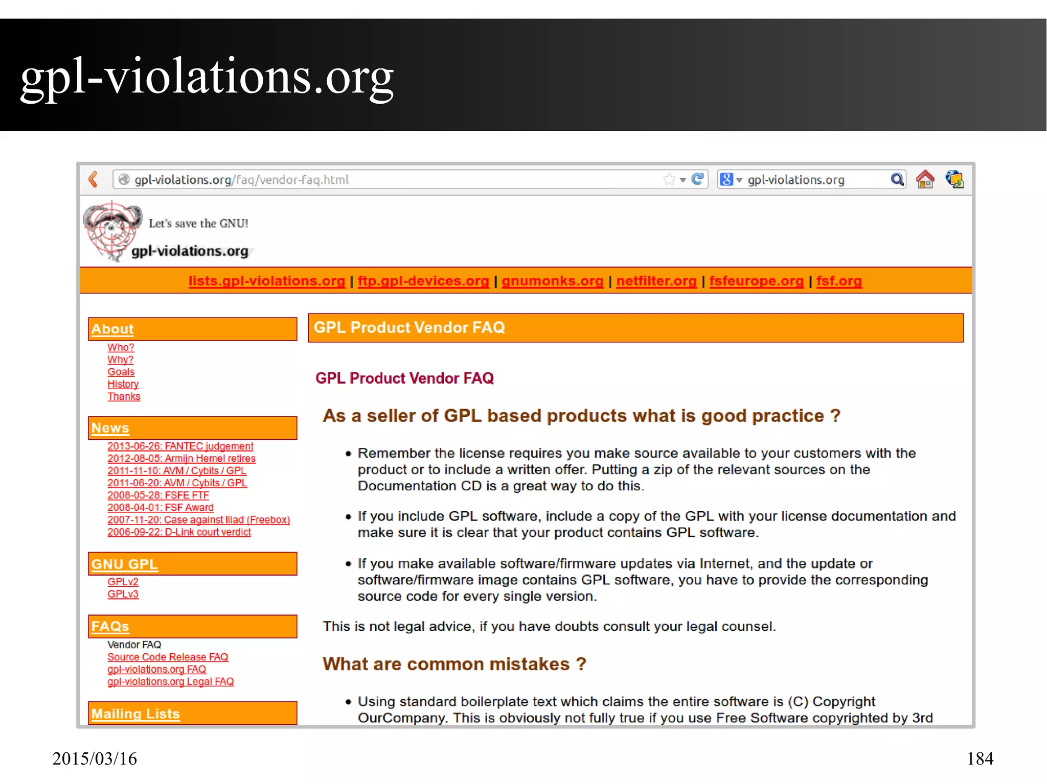 2015/03/16 184
gpl-violations.org
 