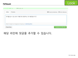 98 / GitHub 실습
Pull Request
 