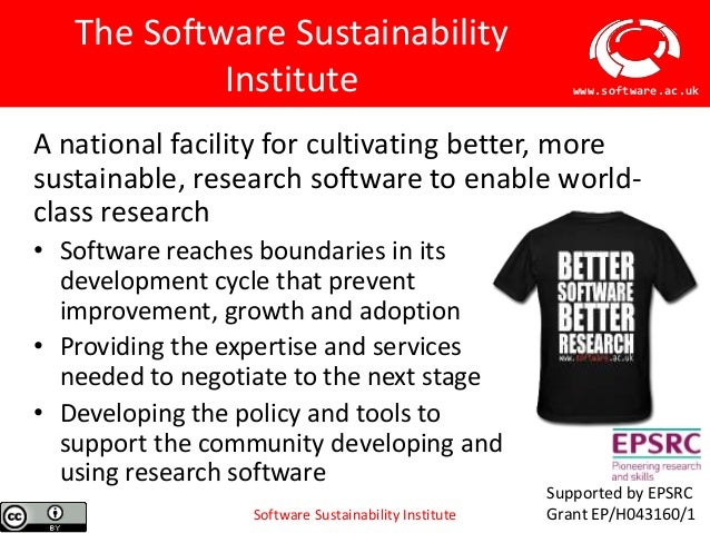 Why developing research software is like a startup (and why this matters) Slide 3