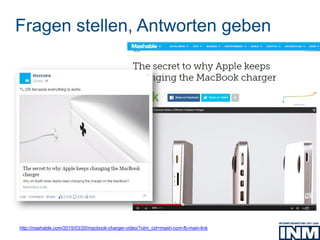 Fragen stellen, Antworten geben
http://mashable.com/2015/03/20/macbook-charger-video/?utm_cid=mash-com-fb-main-link
 