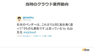 当時のクラウド業界動向
 