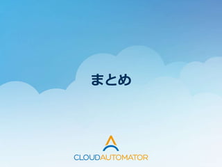 OwsWorks
•ssh接続しない運用設計
• Workerプロセスの自動起動、停止
• Workerプロセスの自動復旧（MONIT）
•オートスケール機能を使う
• 時間ベース / ロードベース
•Auto Healing機能は有効可
•ログはログ管理サービスに集約
•Logrotateはファイルサイズでローテーション設定
 