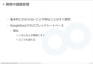 Copyright ? Sansan, Inc. All rights reserved.
> _kn}
- Ĥˤ狼ʤȲʤȤϤ|
- GoogleDocsǤΥץåɥ`ȥ٩`
- 
> ˤgˤ
> ɤǤҊ
23
 
