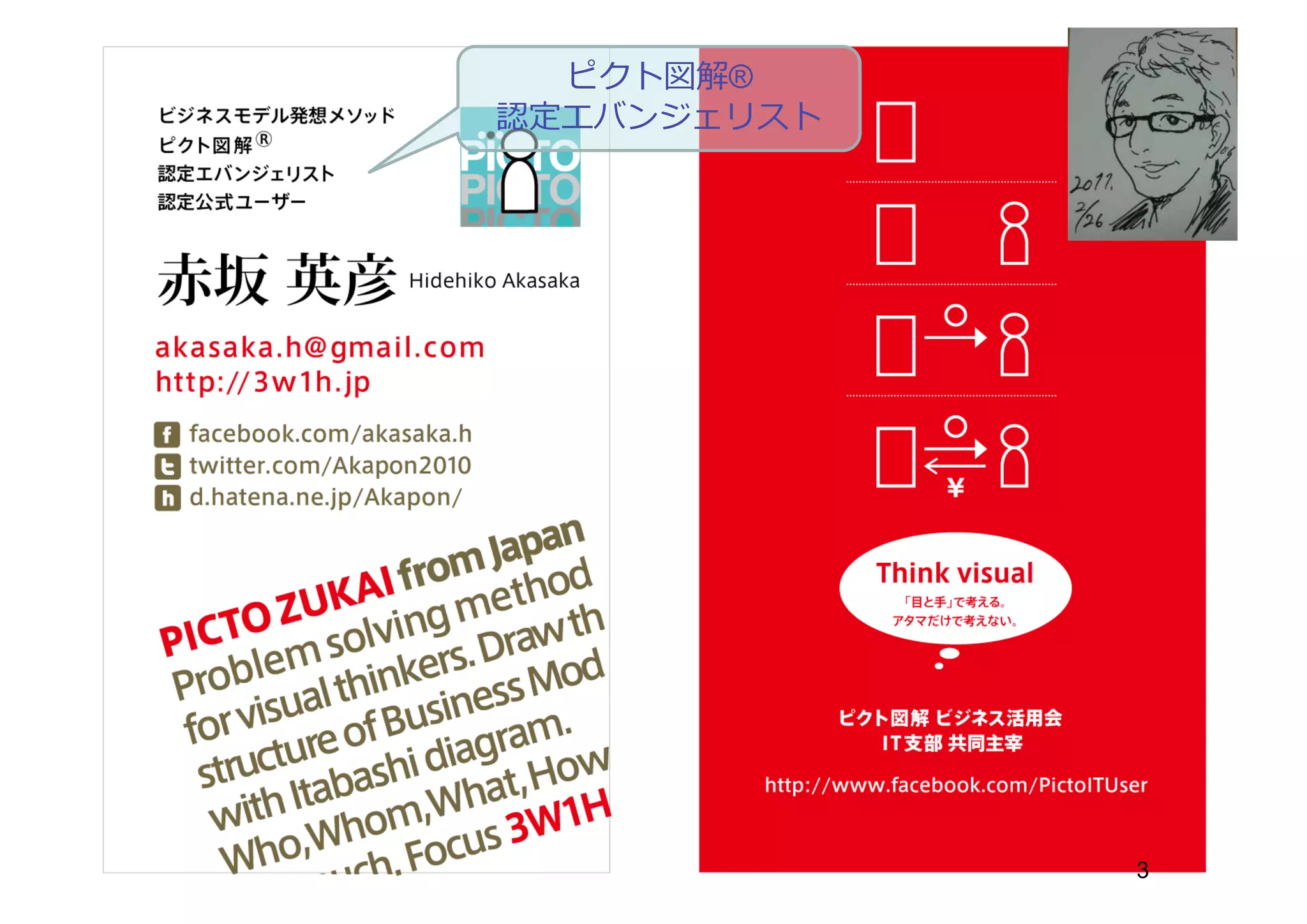 ピクト図解®
認定エバンジェリスト
3
 