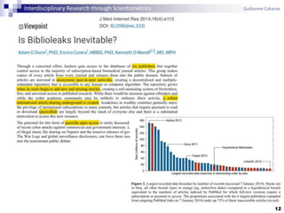 12
Interdisciplinary Research through Scientometrics Guillaume Cabanac
 