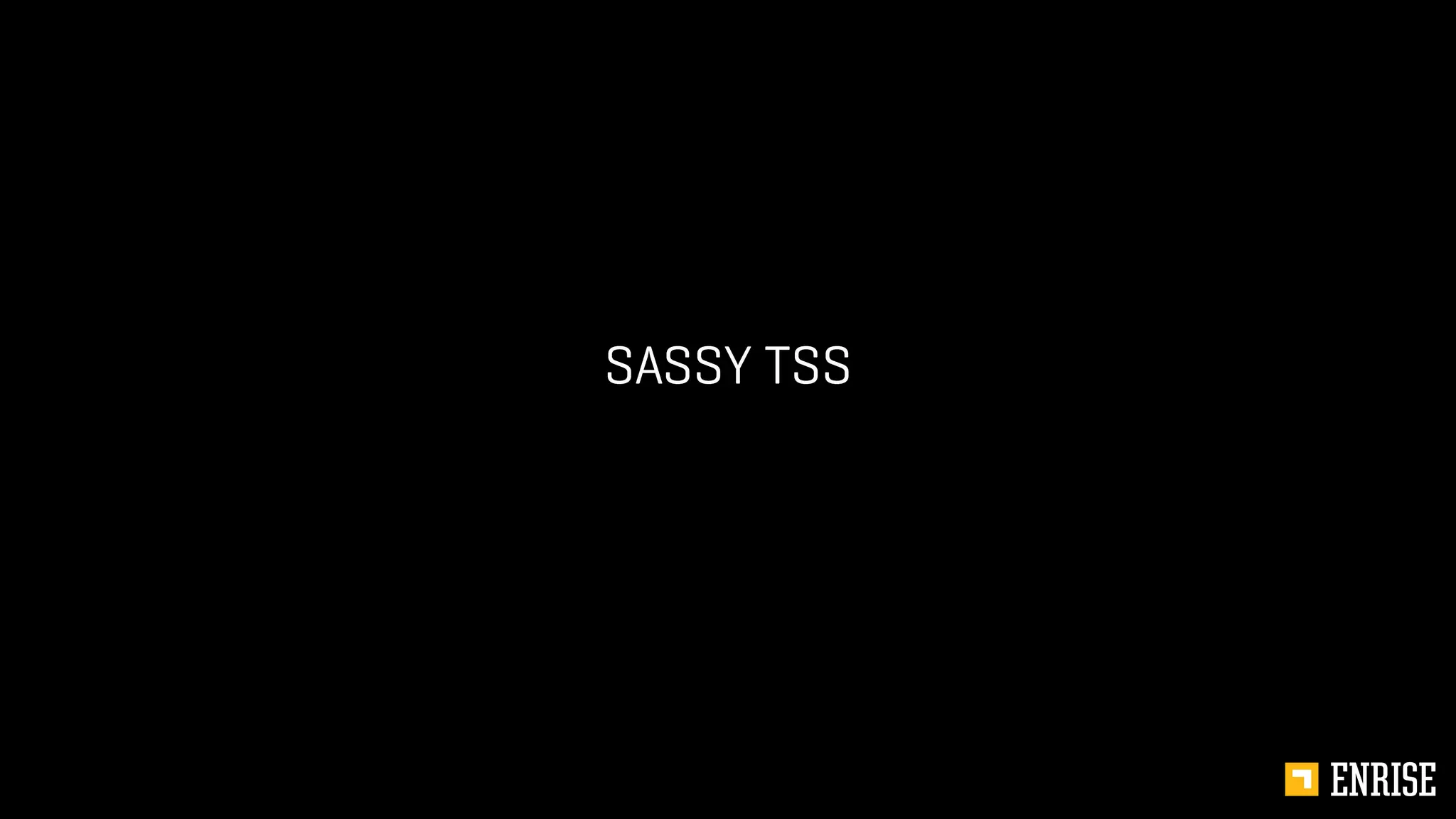 SASSY TSS
 