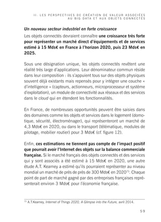 "Big Data et objets connectés" Rapport Institut Montaigne - Avril 2015