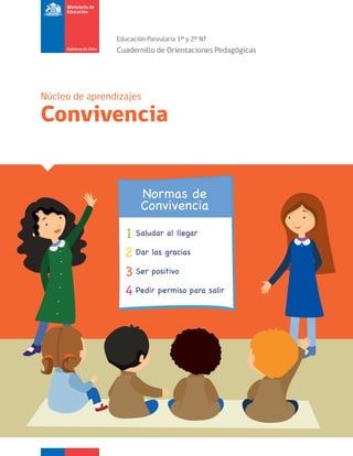 Educación Parvularia 1º y 2º NT
Cuadernillo de Orientaciones Pedagógicas
Núcleo de aprendizajes
Convivencia
 