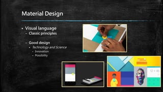 Material design introduction | PPTX