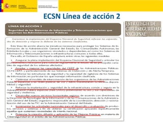 ECSN Línea de acción 2
 
