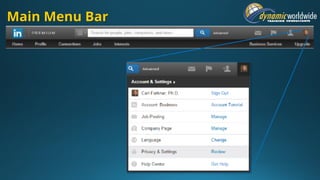 Main Menu Bar
 
