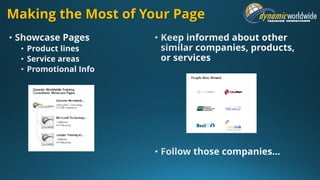 Making the Most of Your Page
 