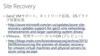 http://blogs.msdn.com/b/windowsazurej/archive/2015/
03/20/introducing-email-notifications-for-azure-site-
recovery.aspx
 
