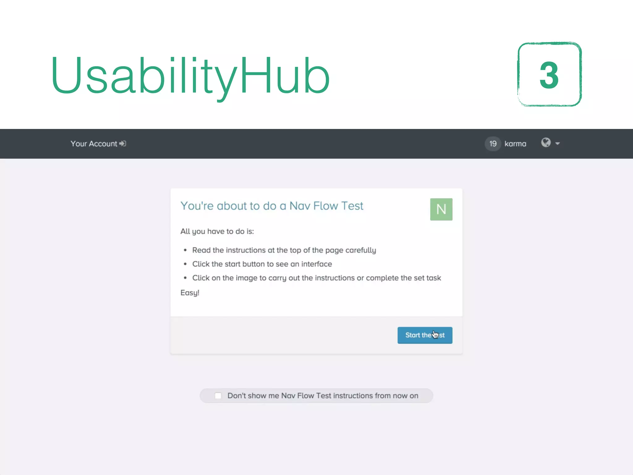UsabilityHub 3STEP
 