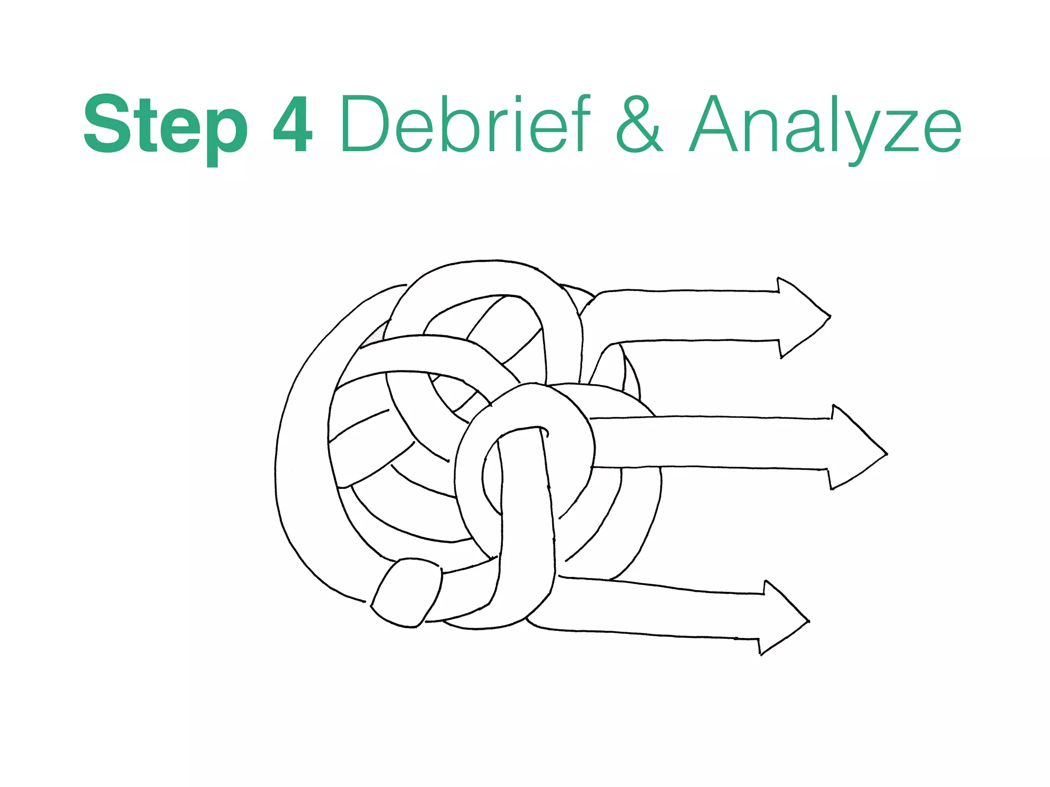 Step 4 Debrief & Analyze
 