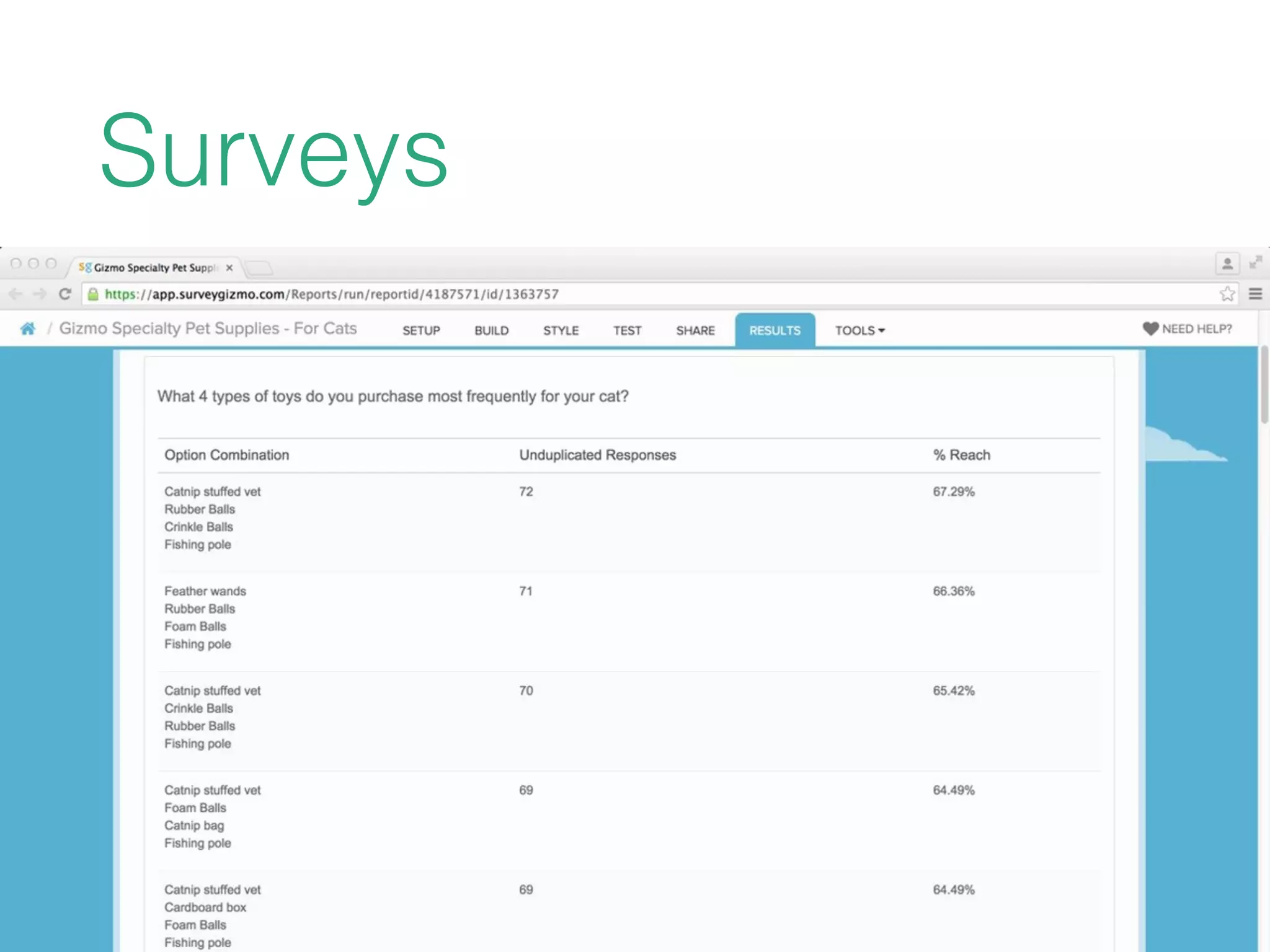 Surveys
 