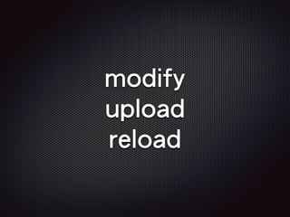 modify
upload
reload
 