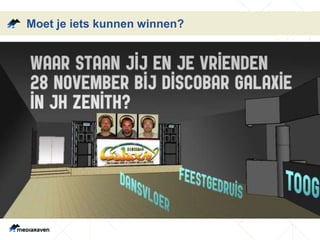 Moet je iets kunnen winnen?
 